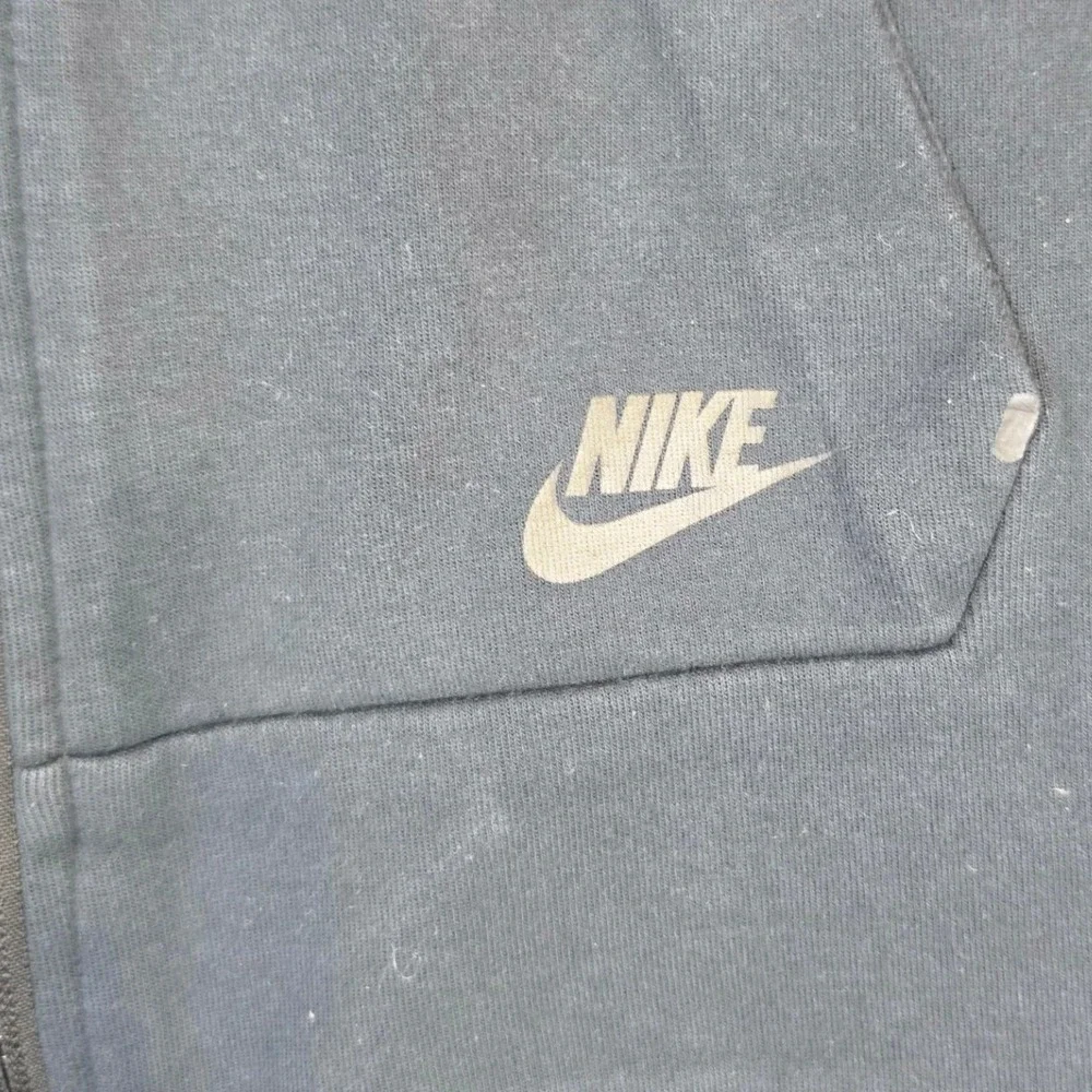 Nike Tech Fleece Full Zip Jacket Black High Low Hem Mens Small 642688-011